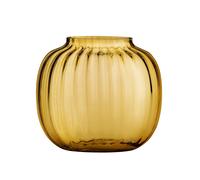 Holmegaard Vase Primula Amber. ovale