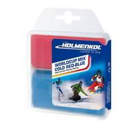 Holmenkol Basewax Froide Beta-Ultra Rouge Bleu 2x 35g Basique Cire pour Skis