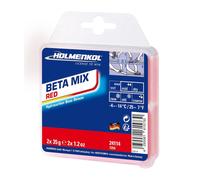 Holmenkol Hydrocarbon BetaMix Skiwachs Rouge - 2 x 35 g Cire Base