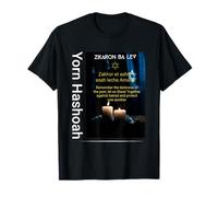 Holocaust Rembr Memorial Day, Yom HaShoah, Zikaron ba lev T-Shirt