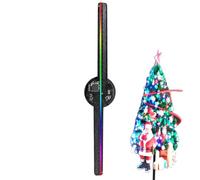 Hologram LED Fan Projector, Hologram Christmas Tree, Hologram Fan, Hologram Projector,with Remote Control++WiFi,Holographic Video Advertising Projector for Shop,Bar,Christmas Part-y