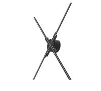Hologramme 3D, 100CM 1024Pcs LED Affichage Publicitaire À Distance Lecteur Lampe D'imagerie Holographique Hélice 3D Hologramme Projecteur Lumière LED Ventilateur Adapté aux Magasins, Bars, et Fêtes