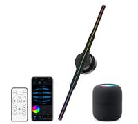 Hologramme 3D Intelligent, WiFi, œil Nu, 224 LED, luminosité Standard, écran Circulaire de 42 cm, 2 pales, Affichage holographique pour commerces