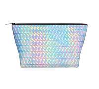 Hologramme coloré de Couleur Arc-en-Ciel holographique, Trousse de Toilette Trousse de Maquillage Sac à cosmétiques Trousse de Toilette de Voyage Portable