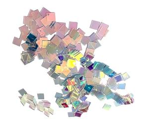 Holographic Acrylic Tiles, Shiny Craft Display, with Color Shift Effect, Premium Acrylic Built Decorative Board Squares, Creative Supply with Gloss Design, Art Material for Classroom