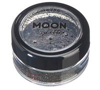 Holographic Glitter Shakers par Moon Glitter - 100% cosmétiques paillettes pour le visage, le corps, les ongles, les cheveux et les lèvres - 5g - Noir