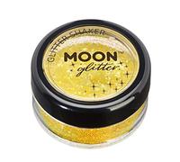 Holographic Glitter Shakers par Moon Glitter - 100% cosmétiques paillettes pour le visage, le corps, les ongles, les cheveux et les lèvres - 5g - Jaune