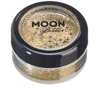 Holographic Glitter Shakers par Moon Glitter - 100% cosmétiques paillettes pour le visage, le corps, les ongles, les cheveux et les lèvres - 5g - Or