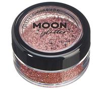 Holographic Glitter Shakers par Moon Glitter - 100% cosmétiques paillettes pour le visage, le corps, les ongles, les cheveux et les lèvres - 5g - Or Rose