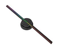 Holographic Image Fan Screen Naked Eye 3D Projector Stereo Floating Aerial Imaging Rotating Non-Screen Display Advertising Machine for Bars Christmas (Size : T40 Highlight Specification : AU) (EU T