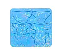 Holographique - Moule en silicone pour épingle à cheveux - Pour coiffure, épingle à cheveux, coiffure, bricolage, fabrication de bijoux, accessoires - Ombre claire - Moules à cheveux pour moulage en