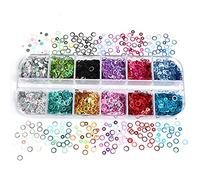 Holographique Nail Art Glitter Holographique Sparky Paillettes Cercle Creux Flocons Fournitures Pour Femmes Pour L'art En Gros