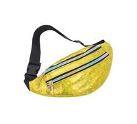 Holographiques Sac Banane Sac Banane en éclats de Verre, Poche, Porte-Monnaie, Sac Poitrine(Gold)