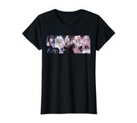 hololive English -Advent- Halloween 2023 (Black) T-Shirt, Femme, Noir, XL