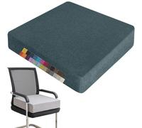 Holomaalahi Coussin de Chaise compensé 45x45x10cm Coussin d'assise pour chaises/bancs dans la Maison et Le Jardin, Lavable, avec Fermeture éclair, Housse de siège antidérapante pour Chaise de Jardin