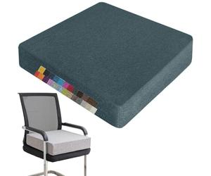 Holomaalahi Coussin de Chaise compensé 45x45x10cm Coussin d'assise pour chaises/bancs dans la Maison et Le Jardin, Lavable, avec Fermeture éclair, Housse de siège antidérapante pour Chaise de Jardin