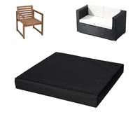 Holomaalahi Coussins d'extérieur de Remplacement d'épaisseur 5 cm pour Meubles de Jardin 20" x 20" (50 x 50 cm) Coussin de Chaise imperméable Coussin de siège en Mousse pour Cuisine, sall