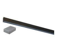 Holonite Seuils Seuil de porte en matière synthétique - Gris foncé 1267011