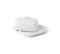 'Holst Bud 010 FA1 Beurrier Miniature 2 pièces en Porcelaine, Blanc, 10 x 8 x 4,5 cm