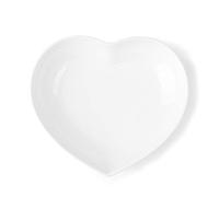 Holst Coeur en Porcelaine HS 021 Coque Classique Blanc 21 cm, 21 x 19 x 4 cm