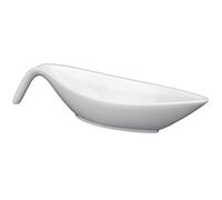 'Holst Porcelaine Bat 130 Anse Coque 30 cm Frivolité Forme Bateau Switch, Blanc, 30.3 x 11,3 x 6 cm