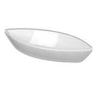 'Holst Porcelaine Bat 217 Coque 17 cm Frivolité Forme Bateau Bateau, Blanc, 17 x 7 x 3 cm