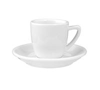 'Holst Porcelaine CF 008 FA1 Moka/Set à Expresso Conform 0, 06 L avec Uta 111, Plastique, Blanc, 11 x 11 x 6 cm, 6 unités
