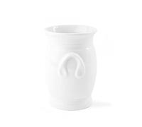 'Holst Porcelaine DT 119 FA1 Vinaigrette Pot Classique 1,50 l, Blanc, 12,5 x 12,5 x 18,5 cm
