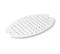 Holst Porcelaine it 127 Grille de Drainage Ovale Blanc, 27 x 16,5 x 1 cm