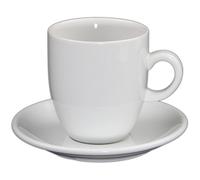 'Holst Porcelaine PA 153 FA3 Palermo Gobelet à Café 0,25 l Palermo sur inférieure Uta, Porcelaine, Blanc, 14 x 14 x 10 cm