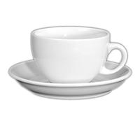 'Holst Porcelaine PA 157 O'FA4 Lait Tasse à café Palermo sur inférieure UTP, 0,35 l, Blanc 17 x 17 x 8 cm