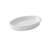 'Holst Porcelaine Tow 15522 Plat et de Moule Ovale Toscana, Blanc, 22 x 14 x 3,5 cm