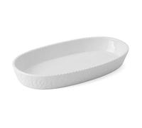 'Holst Porcelaine Tow 15532 Plat et de Moule Ovale Toscana, Blanc, 32,5 x 17 x 4,5 cm