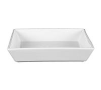 'Holst Porcelaine YK 1170 Quader Bol 28 cm Yoyo, Blanc, 27.8 x 27.8 x 5.9 cm