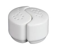 'Holst Porcelaine YY 1242 Menage Ying Yang 2 pièces sel et Poivre, Blanc, 5.8 x 3,6 x 4,1 cm