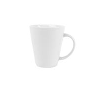 Holst Porzellan BJ 028 Lot de 6 gobelets en porcelaine 0,28 l Bistro Blanc 8,5 x 8,5 x 9,5 cm