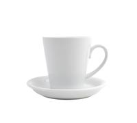 Holst Porzellan BJ 035 UTA38 Lot de 2 tasses en porcelaine 0,35 l Journal Blanc 15,5 x 15,5 x 11 cm 2 Sets