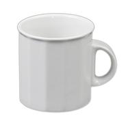 Holst Porzellan BR 030 Mercury Lot de 6 Tasses à café, 0,33 l, Blanches, 8,2 cm