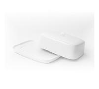 Holst Porzellan BUD 003 Beurrier en porcelaine 1/1 « Gutshof » 250 g Blanc 17,5 x 12,5 x 7 cm