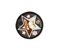 Holst Porzellan CC 220 RT 324 Ensemble de service en porcelaine 24 cm Noir/gris 24 x 24 x 3,5 cm