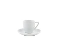 Holst Porzellan CF 001 UTA112 Lot de 2 tasses à expresso en porcelaine 100 ml Blanc