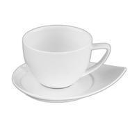 Holst Porzellan CF 007 FA3 Conform Service à café au Lait en Porcelaine 0,40 l avec CF 018 Blanc 18 x 14 x 8,5 cm