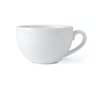 Holst Porzellan CL 011 Lot de 6 tasses à café au lait en porcelaine 0,32 l Classico Blanc 13 x 10,5 x 6,5 cm