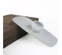 Holst Porzellan FD 131 Set de 2 4 pièces en porcelaine Dip-Mix Blanc 29 x 14 x 7 cm