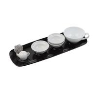 Holst Porzellan FD 132 TT Westminster Service à thé 6 pièces en porcelaine Blanc 29 x 14 x 4 cm