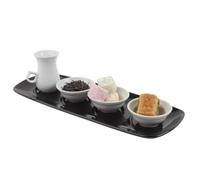 Holst Porzellan FD 132 TT01 Lot de 5 pièces en Porcelaine Melange Cay Tea 37,5 x 14,5 x 9,2 cm