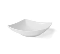 Holst Porzellan FD 219 Lot de 6 bols carrés en porcelaine fine Dining Blanc 19 x 19 x 5 cm 0,5 l