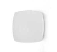 Holst Porzellan FD 220 Lot de 6 assiettes plates en porcelaine 20 x 20 cm Fine Dining Blanc 20 x 20 x 2,5 cm