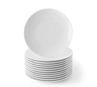 Holst Porzellan MA 124 Lot de 12 assiettes plates, en porcelaine, 24 cm