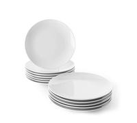 Holst Porzellan MA 127 Lot de 12 assiettes plates, en porcelaine, 27 cm